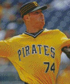 Pittsburgh Pirates Baseball Player Diamond Painting