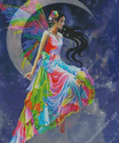 Rainbow Fairy Diamond Painting