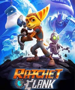 Ratchet And Clank Game Poster Diamond Painting