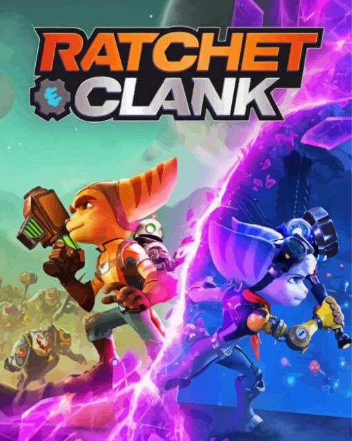 Ratchet And Clank Rift Apart Game Diamond Painting