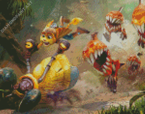 Ratchet And Clank Video Game Serie Diamond Painting