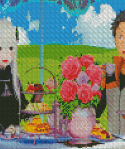 Re Zero Anime Characters Diamond Painting