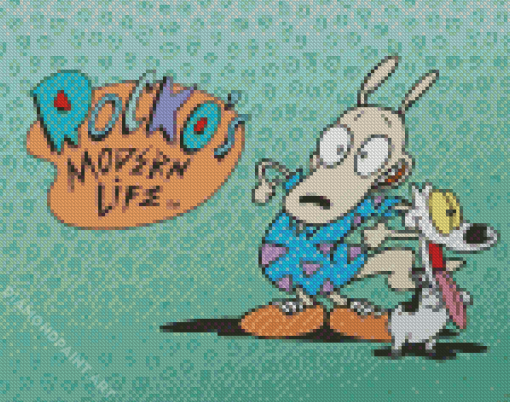 Rockos Modern Life Diamond Painting