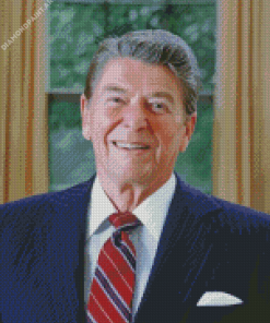 Ronald Reagan Diamond Painting