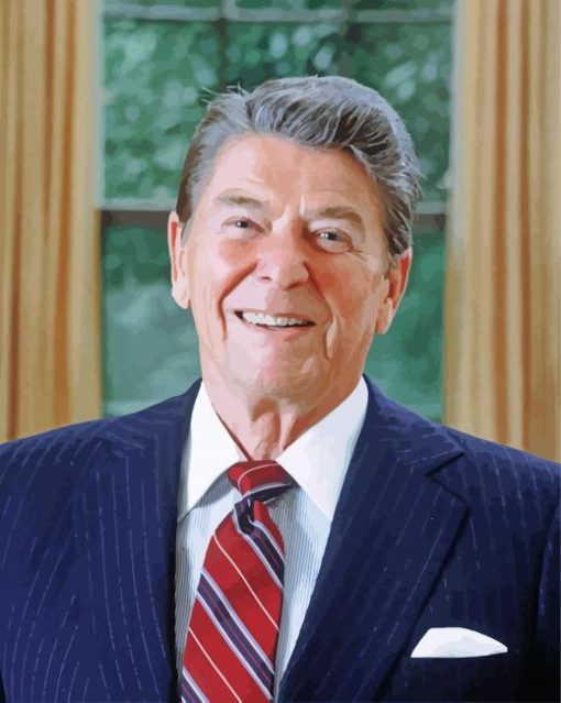 Ronald Reagan Diamond Painting