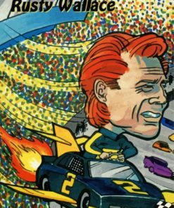 Rusty Wallace Caricature Diamond Painting