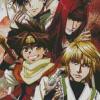 Saiyuki Anime Characters Diamond Painting