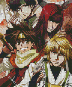 Saiyuki Anime Characters Diamond Painting