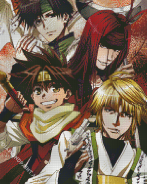 Saiyuki Anime Characters Diamond Painting