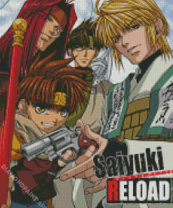 Saiyuki Poster Diamond Painting