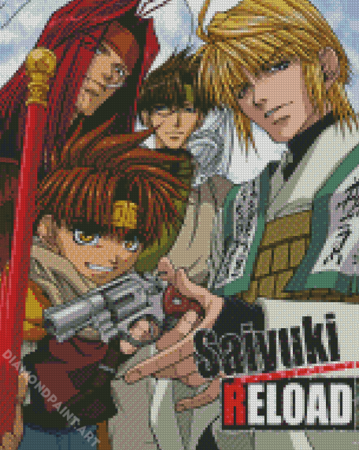 Saiyuki Poster Diamond Painting