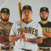 San Diego Padres Baseball Players 5D Diamond Painting