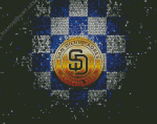 San Diego Padres Logo 5D Diamond Painting