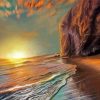 Santa Cruz Beach Art Diamond Painting