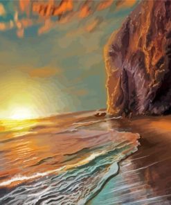 Santa Cruz Beach Art Diamond Painting