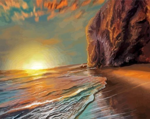 Santa Cruz Beach Art Diamond Painting