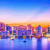 Sarasota Skyline Sunrise Time Diamond Painting