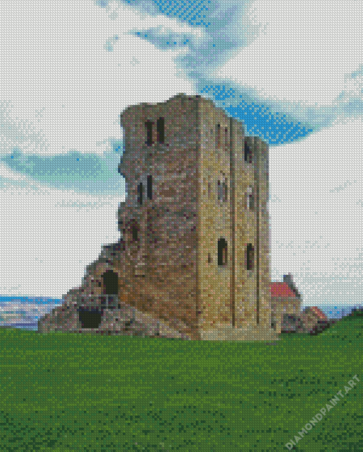 Scarborough Castle Diamond painting