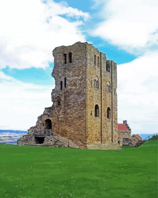 Scarborough Castle Diamond painting