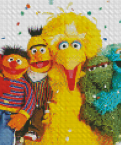 Sesame Street Character Diamond painting