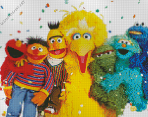 Sesame Street Character Diamond painting