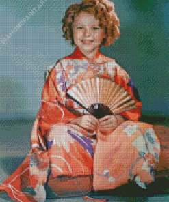 Shirley Temple Asian Mood Diamond Painting