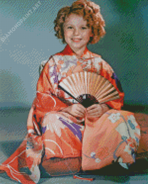 Shirley Temple Asian Mood Diamond Painting