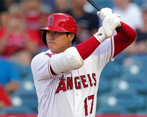 Shohei Ohtani Baseballer 5D Diamond Painting