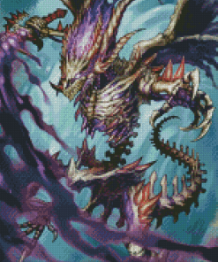 Skull Dragon Artwork Diamond Painting