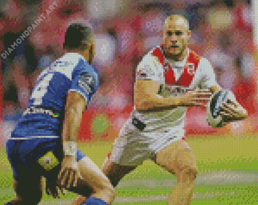 St George Illawarra Dragons Player Diamond Painting