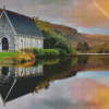 St Finbarrs Irish Oratory Sunset Diamond Painting