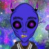 Stoner Alien Artwork Diamond Painting