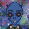 Stoner Alien Artwork Diamond Painting