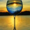 Sunset Through Glass Art Diamond Painting