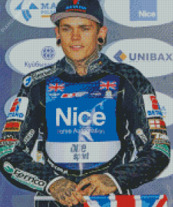 Tai Woffinden Speedway Rider Diamond Painting