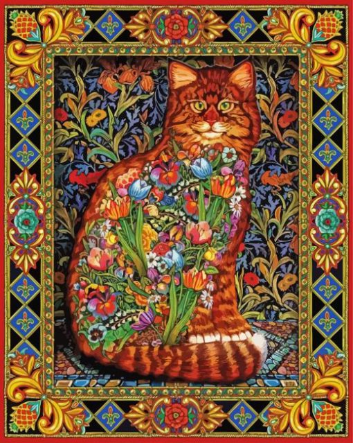 Tapestry Cat 5D Diamond Painting