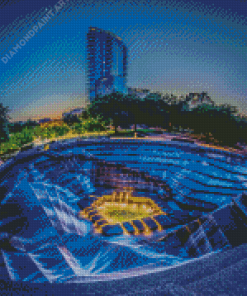 Texas Fort Worth City Diamond Painting