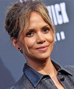 The American Actress Halle Berry Diamond Painting