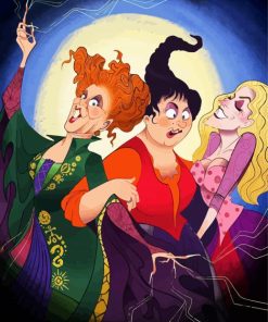 The Creepy Sanderson Sisters Diamond Painting