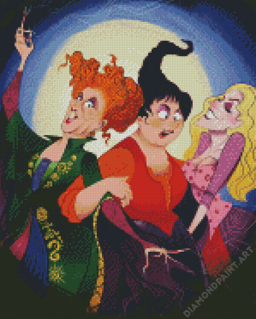 The Creepy Sanderson Sisters Diamond Painting