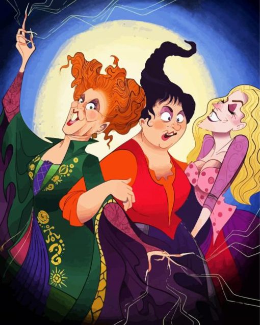 The Creepy Sanderson Sisters Diamond Painting