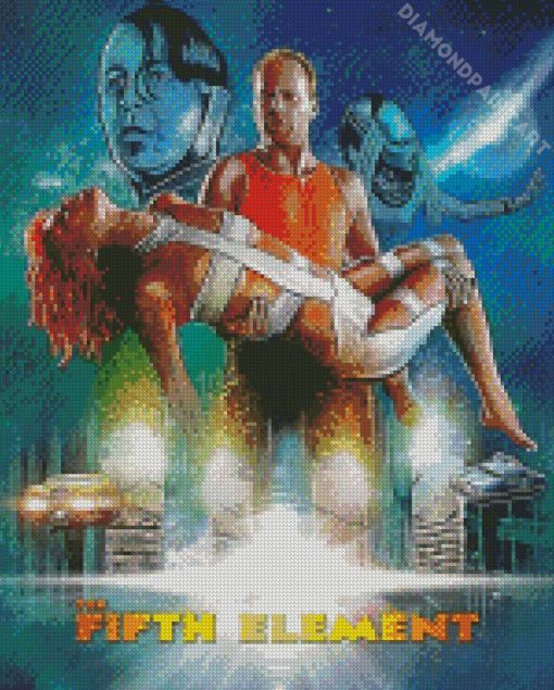 The Fifth Element Movie Poster Art Diamond Painting