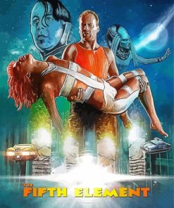 The Fifth Element Movie Poster Art Diamond Painting