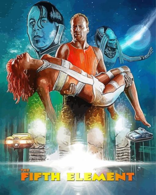 The Fifth Element Movie Poster Art Diamond Painting