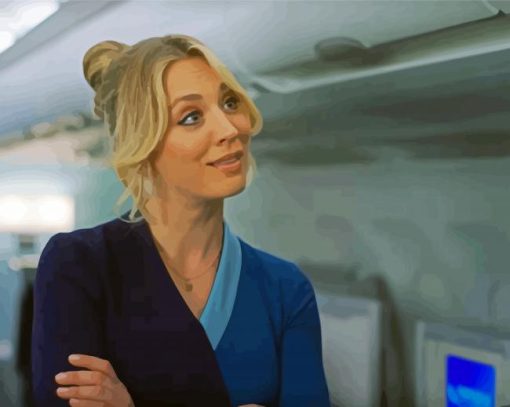 The Flight Attendant Character Diamond Painting