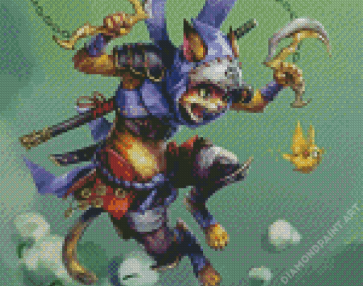 The Ninja Cat Diamond Painting