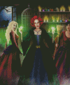 The Sanderson Sisters Witches Diamond Painting