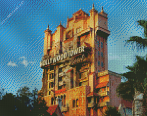 The Twilight Zone Tower Of Terror Diamond Painting