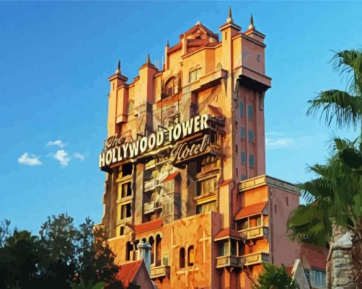 The Twilight Zone Tower Of Terror Diamond Painting