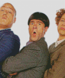 The Three Stooges Diamond Painting